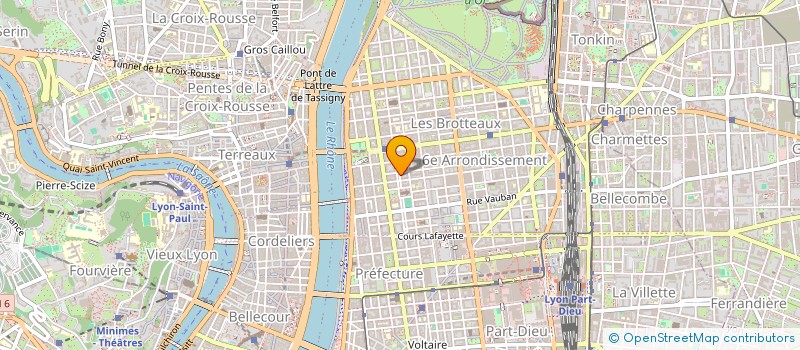 localisation de l'entreprise SCI LA CHAUVE-SOURIS  LYON