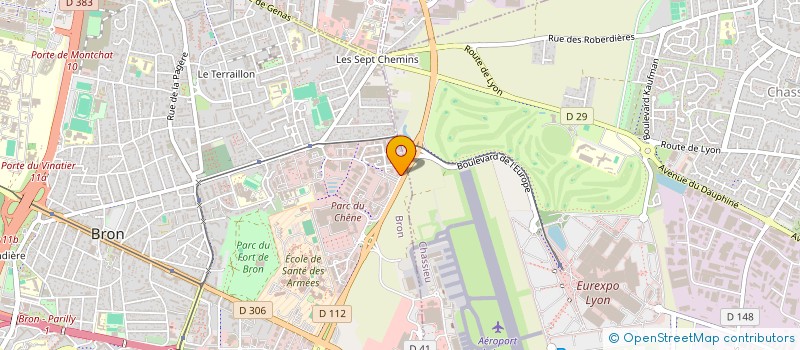 localisation de l'entreprise SCI LA CHAUVETIERE à LYON