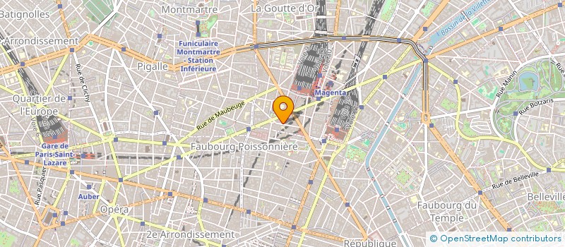 localisation de l'entreprise SCI LA CHAUVINIERE  PARIS