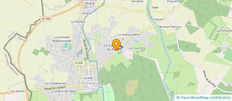 localisation de l'entreprise SCI LA CHAVEIGNAISE  CHAVEIGNES