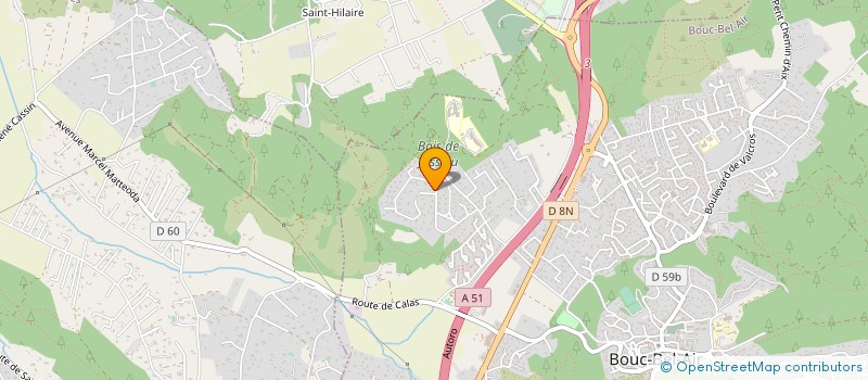 localisation de l'entreprise SCI LA CHENAIE à BOUC-BEL-AIR