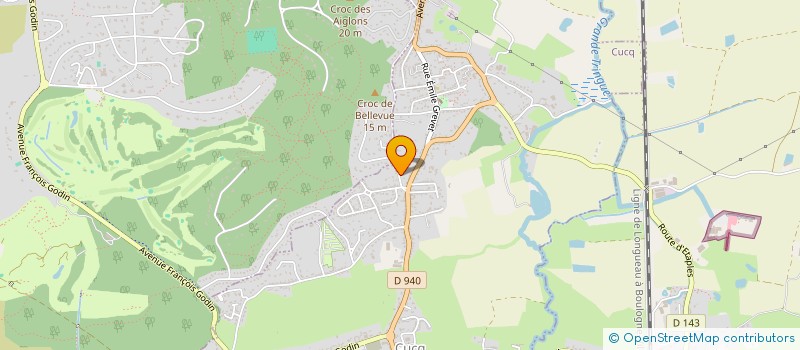 localisation de l'entreprise SCI LA CHENAIE  CUCQ