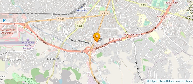 localisation de l'entreprise SCI LA CHENAIE à ALBI