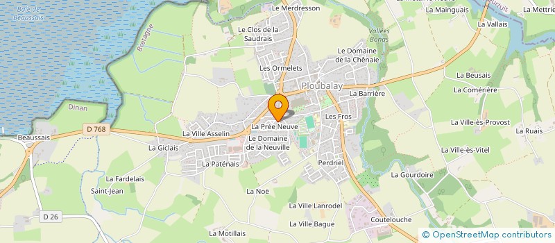 localisation de l'entreprise SCI LA CHENAIE  BEAUSSAIS-SUR-MER