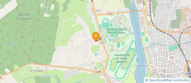 localisation de l'entreprise SCI LA CHENAIE à BELLERIVE SUR ALLIER
