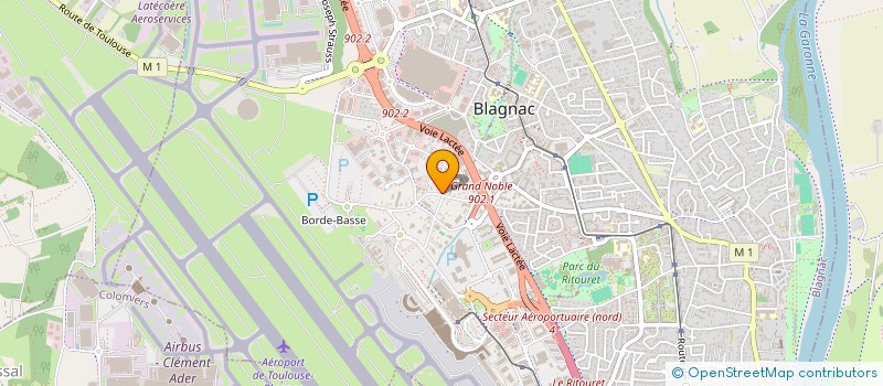 localisation de l'entreprise SCI LA CHENAIE  BLAGNAC