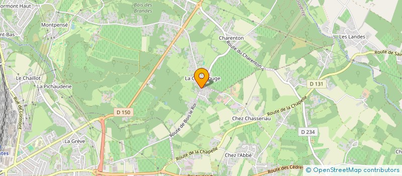 localisation de l'entreprise SCI LA CHENAIE  FONTCOUVERTE