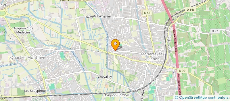 localisation de l'entreprise SCI LA CHENAIE  MORIERES LES AVIGNON