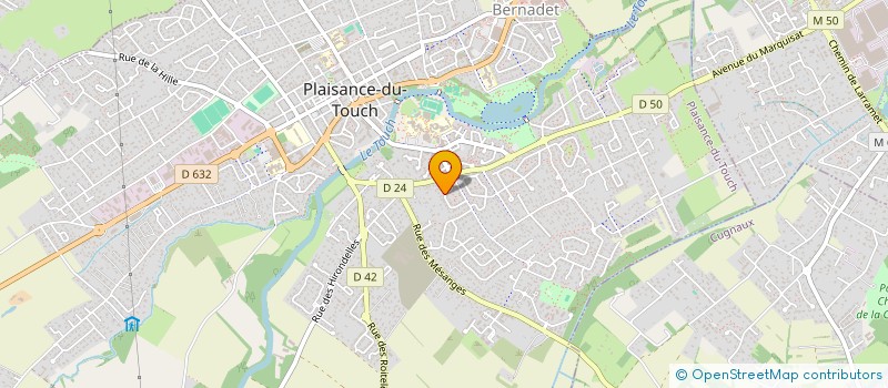 localisation de l'entreprise SCI LA CHENERAIE  PLAISANCE-DU-TOUCH