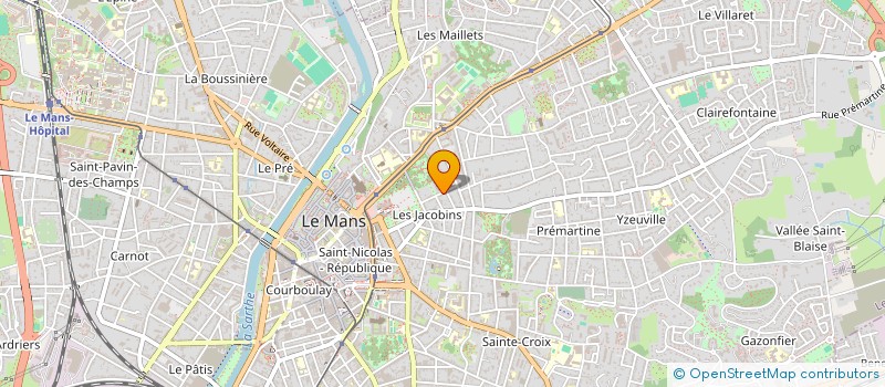 localisation de l'entreprise SCI LA CHENEVIERE  LE MANS