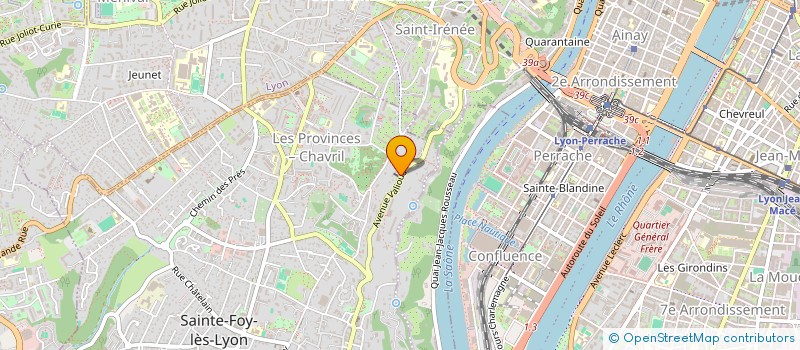 localisation de l'entreprise SCI LA CHENEVIERE  SAINTE-FOY-LES-LYON