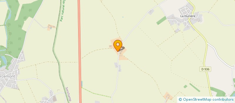 localisation de l'entreprise SCI LA CHERAILLE  SONCHAMP