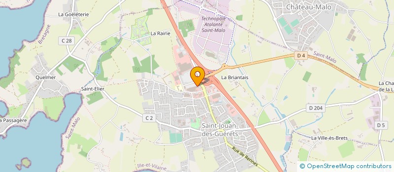 localisation de l'entreprise SCI LA CHESNAIS 3  SAINT-JOUAN-DES-GUERETS