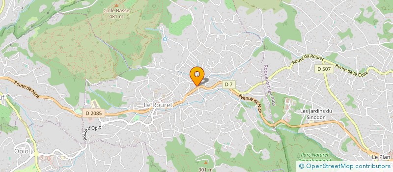 localisation de l'entreprise SCI LA CHESNAYE à OPIO