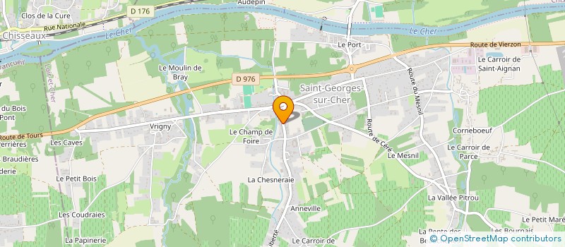 localisation de l'entreprise SCI LA CHESNERAY  SAINT-GEORGES-SUR-CHER