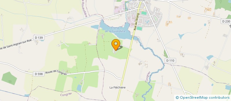 localisation de l'entreprise SCI LA CHEV  CONGRIER