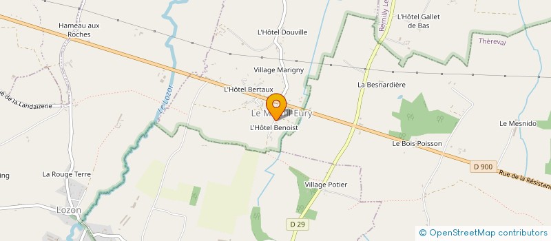 localisation de l'entreprise SCI LA CHEVALERIE  HAUTEVILLE-LA-GUICHARD