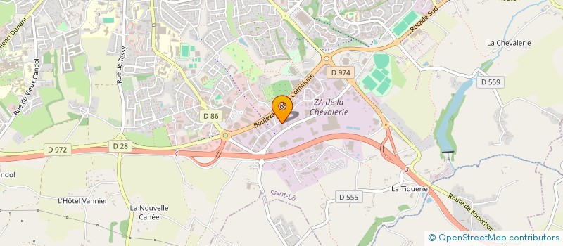 localisation de l'entreprise SCI LA CHEVALERIE PICOT  SAINT-LO