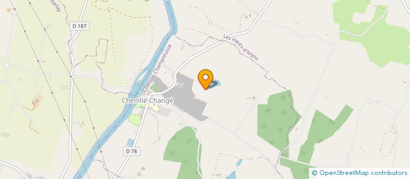 localisation de l'entreprise SCI LA CHEVALLERIE  LONGUENEE-EN-ANJOU