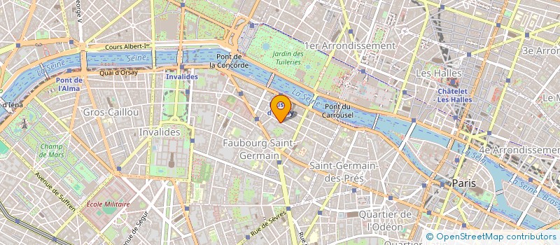 localisation de l'entreprise SCI LA CHEVARDIERE  PARIS