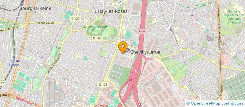 localisation de l'entreprise SCI LA CHEVILLAISE à CHEVILLY-LARUE