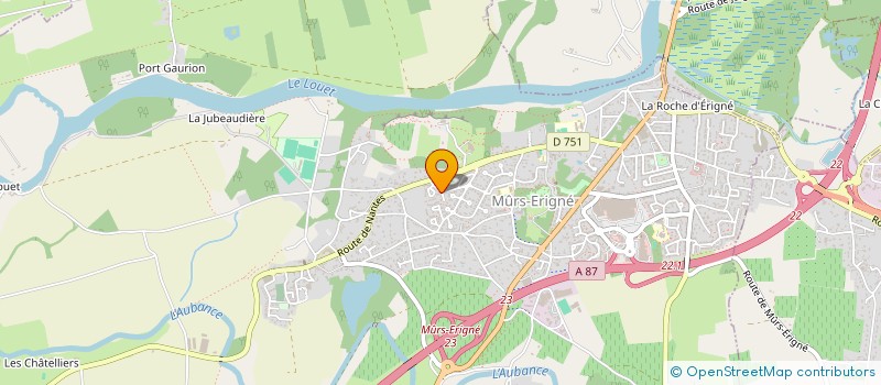 localisation de l'entreprise SCI LA CHEVRETTE  MURS-ERIGNE