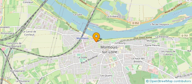 localisation de l'entreprise SCI LA CHEVRETTE à MONTLOUIS-SUR-LOIRE