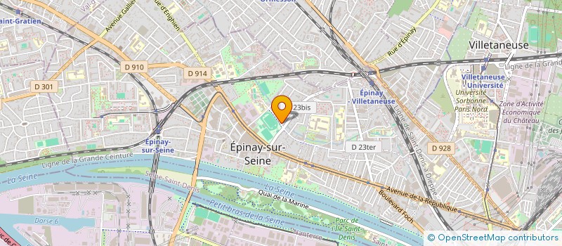 localisation de l'entreprise SCI LA CHEVRETTE à EPINAY-SUR-SEINE