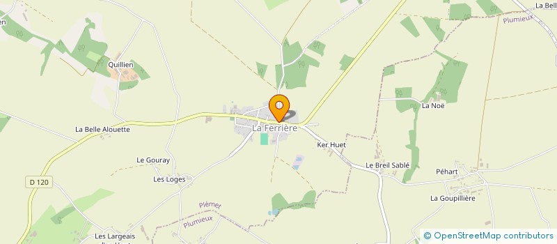 localisation de l'entreprise SCI LA CHEZE  PLEMET