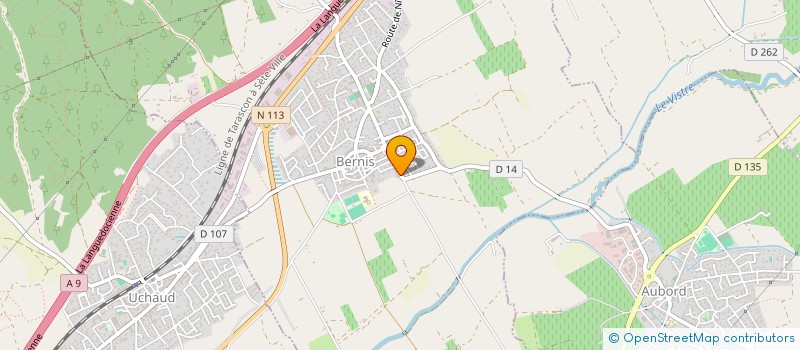 localisation de l'entreprise SCI LA CHICANETTE  BERNIS