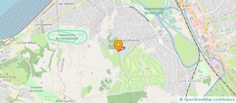 localisation de l'entreprise SCI LA CHIMERE  TOURGEVILLE