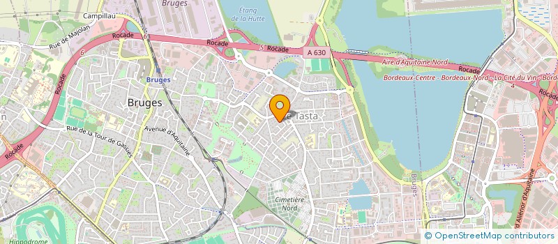 localisation de l'entreprise SCI LA CHISTERA  BRUGES