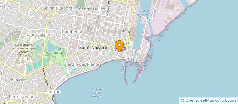 localisation de l'entreprise SCI LA CHOCOLATTERIE  SAINT-NAZAIRE