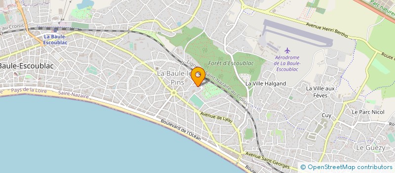 localisation de l'entreprise SCI LA CHOHONNIERE  LA BAULE-ESCOUBLAC