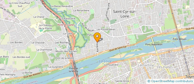 localisation de l'entreprise SCI LA CHOISILLE  SAINT-CYR-SUR-LOIRE