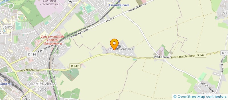 localisation de l'entreprise SCI LA CHOQUE  ESCAUDUVRES