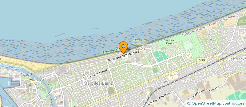 localisation de l'entreprise SCI LA CHOUETTE 1 à DUNKERQUE