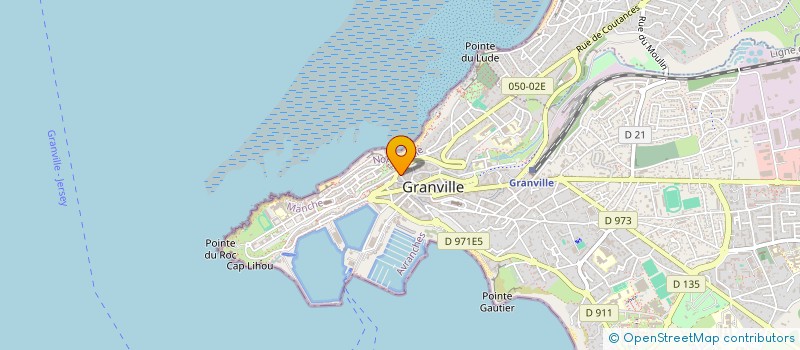 localisation de l'entreprise SCI LA CHOUETTE à GRANVILLE