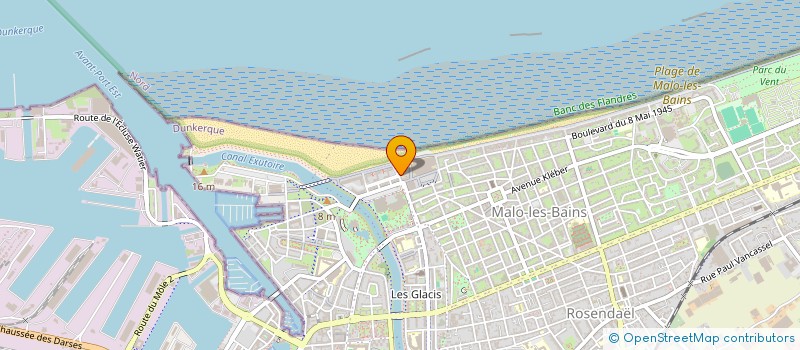 localisation de l'entreprise SCI LA CHOUETTE 5 à DUNKERQUE