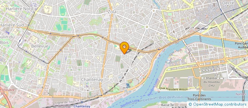 localisation de l'entreprise SCI LA CHOUPINENNE à NANTES