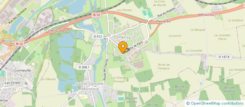 localisation de l'entreprise SCI LA CHOUQUETTE à CHERISY