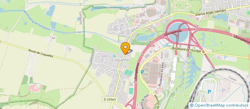 localisation de l'entreprise SCI LA CHOUQUETTERIE  COQUELLES