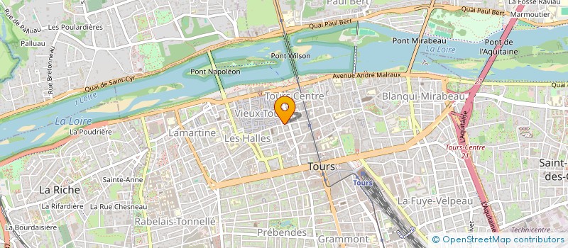 localisation de l'entreprise SCI LA CHOURAQUINE  TOURS
