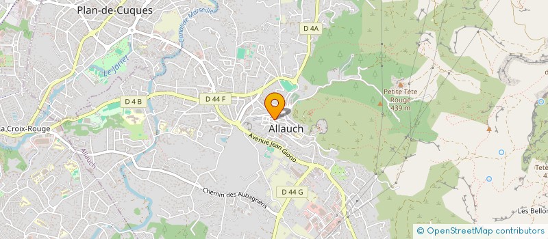 localisation de l'entreprise SCI LA CHRISTINADE  ALLAUCH