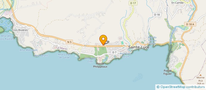 localisation de l'entreprise SCI LA CHRYSALIDE  SAINTE-LUCE