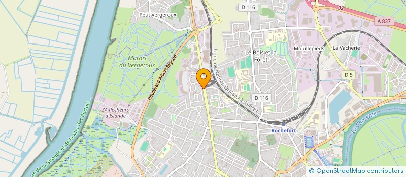 localisation de l'entreprise SCI LA CHUNGA  ROCHEFORT