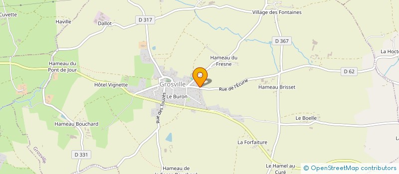 localisation de l'entreprise SCI LA CHUQUAIRIE  GROSVILLE