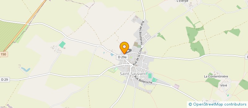 localisation de l'entreprise SCI LA CIBLE  LUSIGNAN