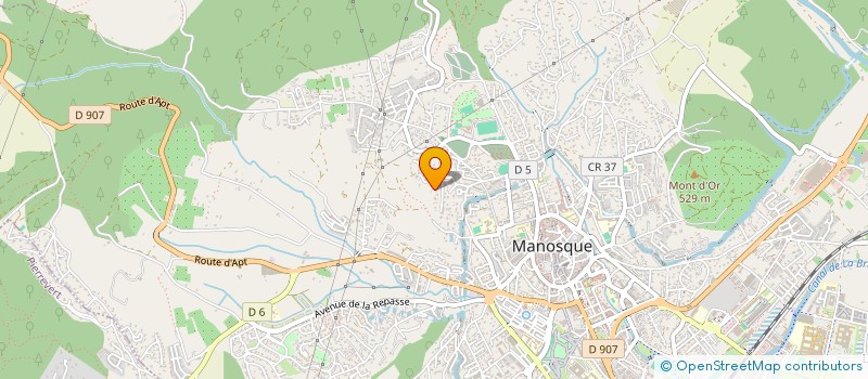 localisation de l'entreprise SCI LA CICINDELE à MANOSQUE