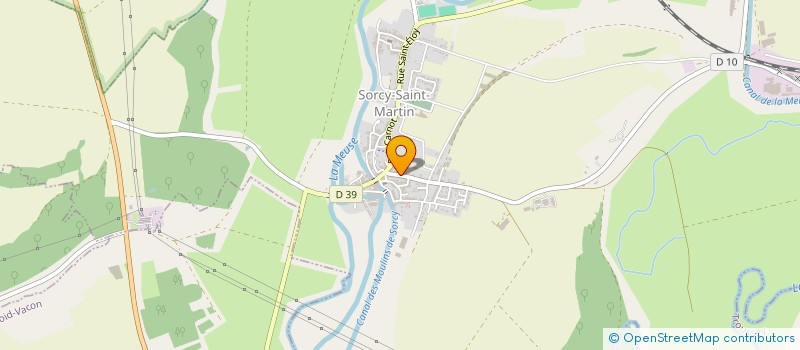 localisation de l'entreprise SCI LA CIERGERIE à OURCHES-SUR-MEUSE